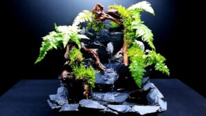 100DIYASMRBGMVer.How-to-Make-Waterfall-Fountain-Aquarium