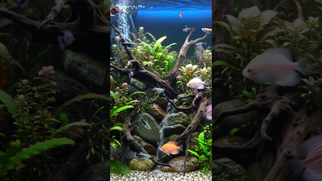 aquascape-animals-nature-waterfall