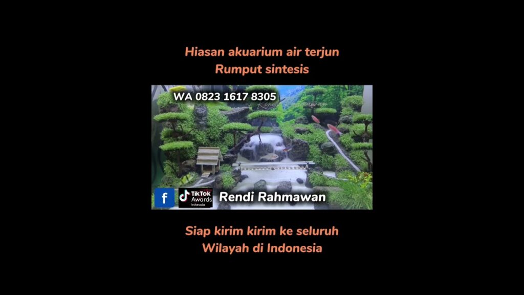 aquariumakuarium-ikan-aquariumairterjun-aquascape-airterjun