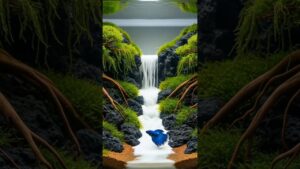 betta-waterfall-aquascape-aquascape-bettafish-waterfallaquascape-shortsaquascape-subscribe
