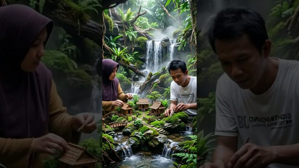 pembuatan-akuascep-hutan-huhan-alami-waterfall-nature-aquariumairterjun