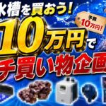 【10万円企画】ショートマン篠藤がお店でガチ買い物！？10万円で海水水槽は買えるのか！！