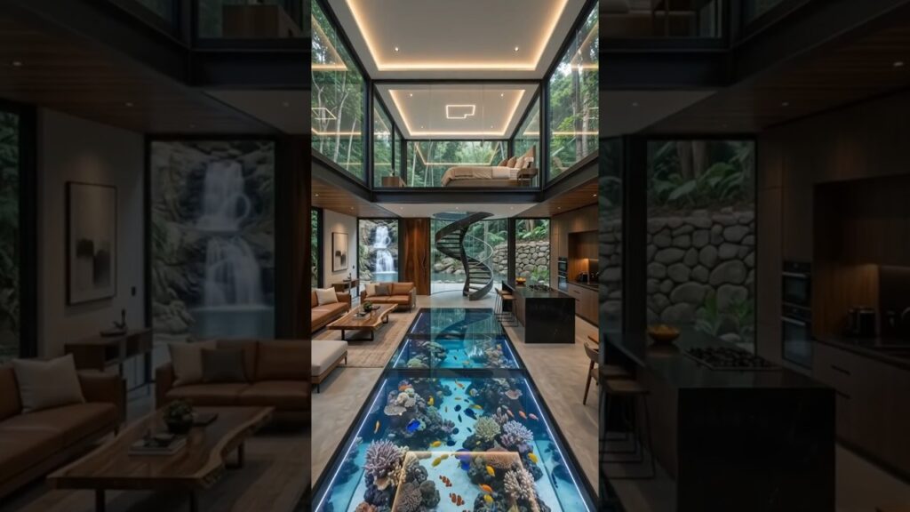 From-Dense-Jungle-to-an-Amazing-Luxury-Glass-Villa-with-Waterfall-GlassVilla-JungleTransformation