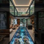From Dense Jungle to an Amazing Luxury Glass Villa with Waterfall #GlassVilla #JungleTransformation