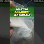 Underwater Waterfall Method for Aquarium & Aquascape Deciration 💧 #aquarium #aquascape #aquaticart