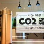 【アクアリウム】ついにCO2デビュー！初心者がGEX BIO CO2を使ってみた結果…/A beginner finally makes their CO2 debut!  #095