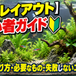 【水槽レイアウト初心者ガイド】基本の作り方・必要なもの・失敗しないコツを調査